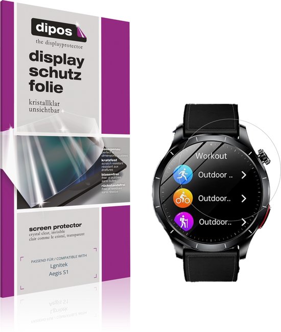 dipos – 6x Beschermfolie geschikt voor Lgnitek Aegis S1 | Krasbestendige & heldere Screenprotector Ultra-Thin