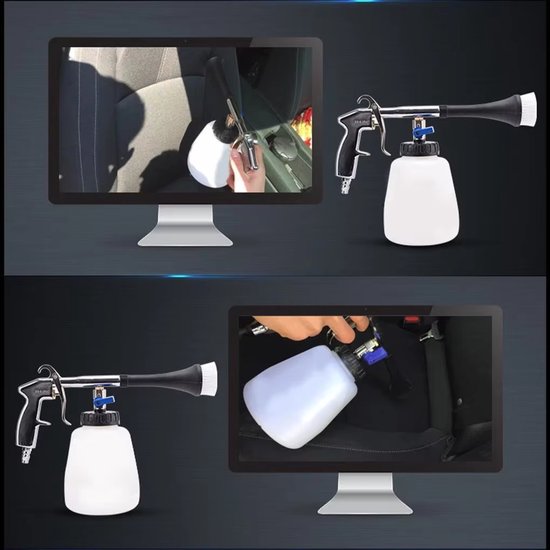 EAFC Foam & Water Spray Gun - Foam cannon - Snow foam - Foam gun - Schuimlans - Foam gun auto - Snow foam - Schuimsproeier - Foam lance - Afneembaar pistool van EAFC — afbeelding 2