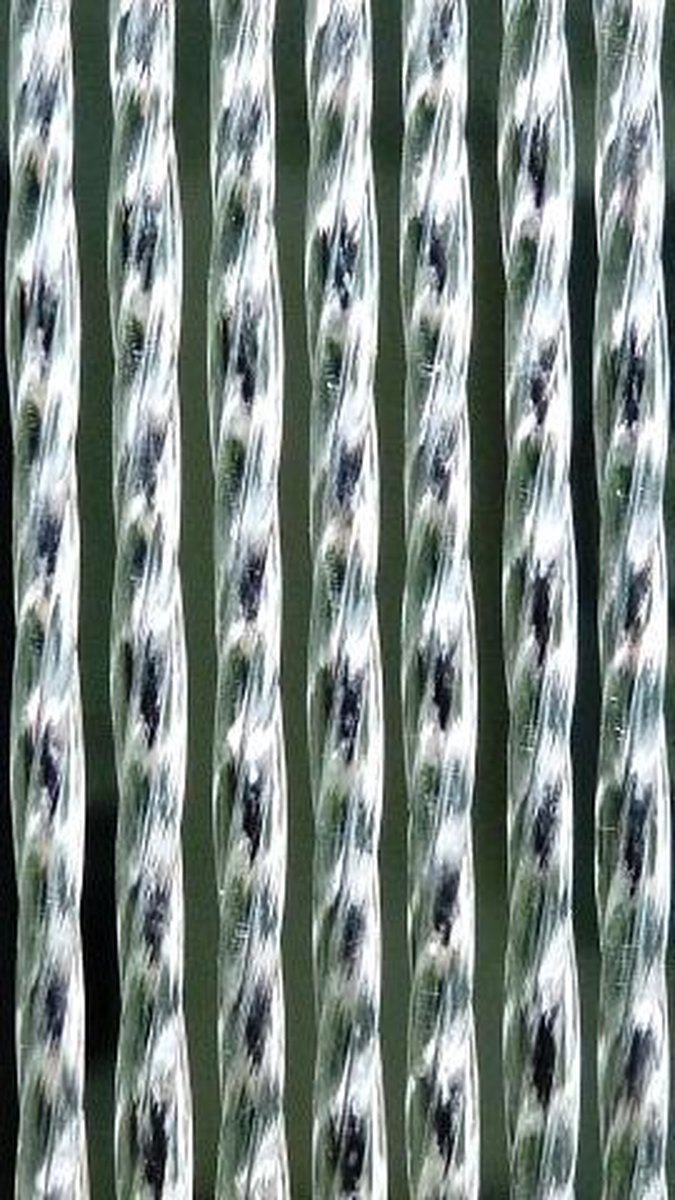 Vliegengordijnenexpert - Vliegengordijn - 92x210 cm - Transparant met Zwart van Merkloos — afbeelding 3