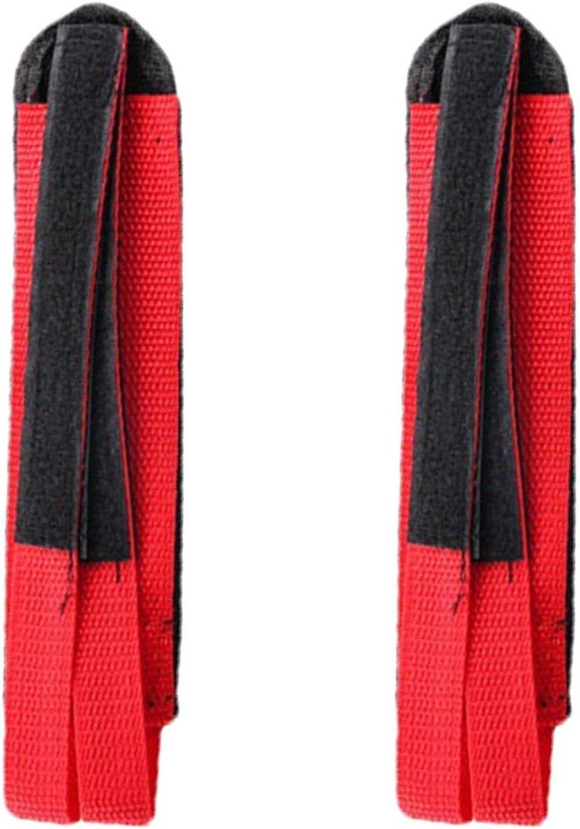 Fietsbanden - Pedaalbanden Fiets - Veiliger Fietsen - Verstelbare Harnas - Unisex - Rood