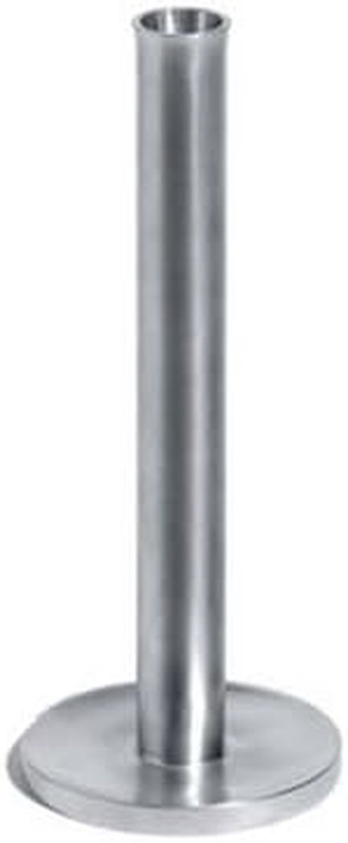 Kandelaar - Kaarsenstandaard - Decoratieve Sfeer - Mechanisch Detail - 23 cm - Grijs