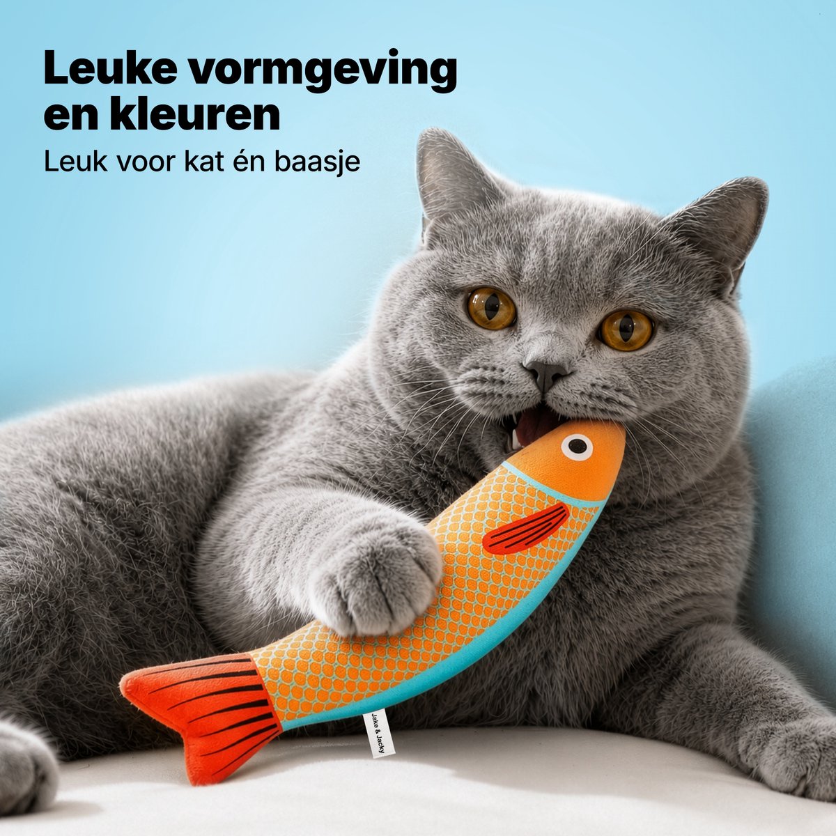 LG Jake and Jacky Kattenspeelgoed met Catnip - 22cm thumbnail 3