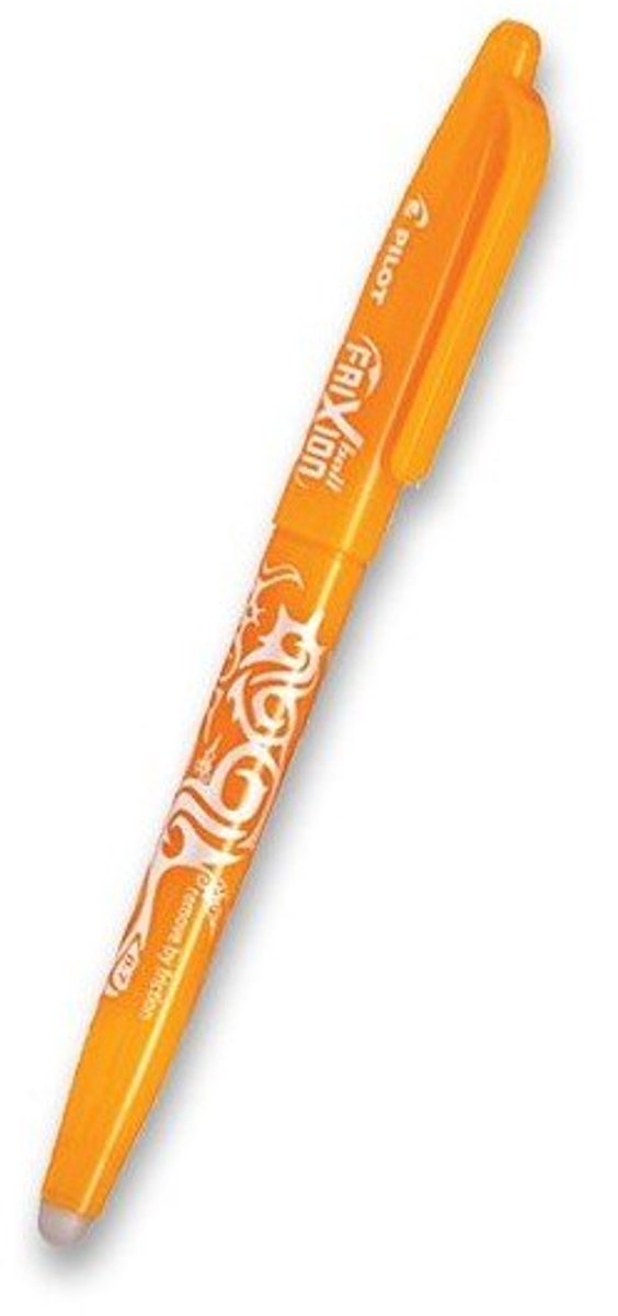 Pilot FriXion balpen - oranje - uitwisbare inkt