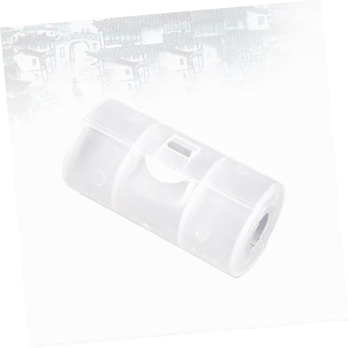 Batterijadapter - Batterijomvormer C - Apparaten Voeden - Compact Ontwerp - 5 x 2.5 x 2.5 cm - Wit