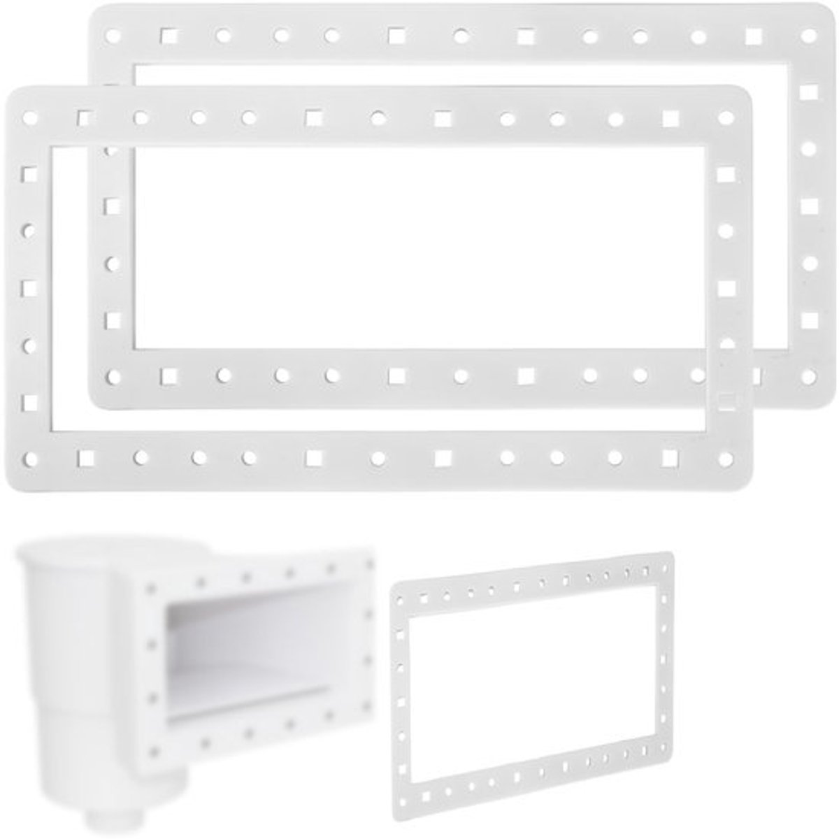 Stuks vervangingsdichting voor Poolskimmer, 3/4" x 7,5" Brede Mond Dichting voor Boven Grondse Zwembaden Geschikt voor Hayward SPX1091GW SP1091LX