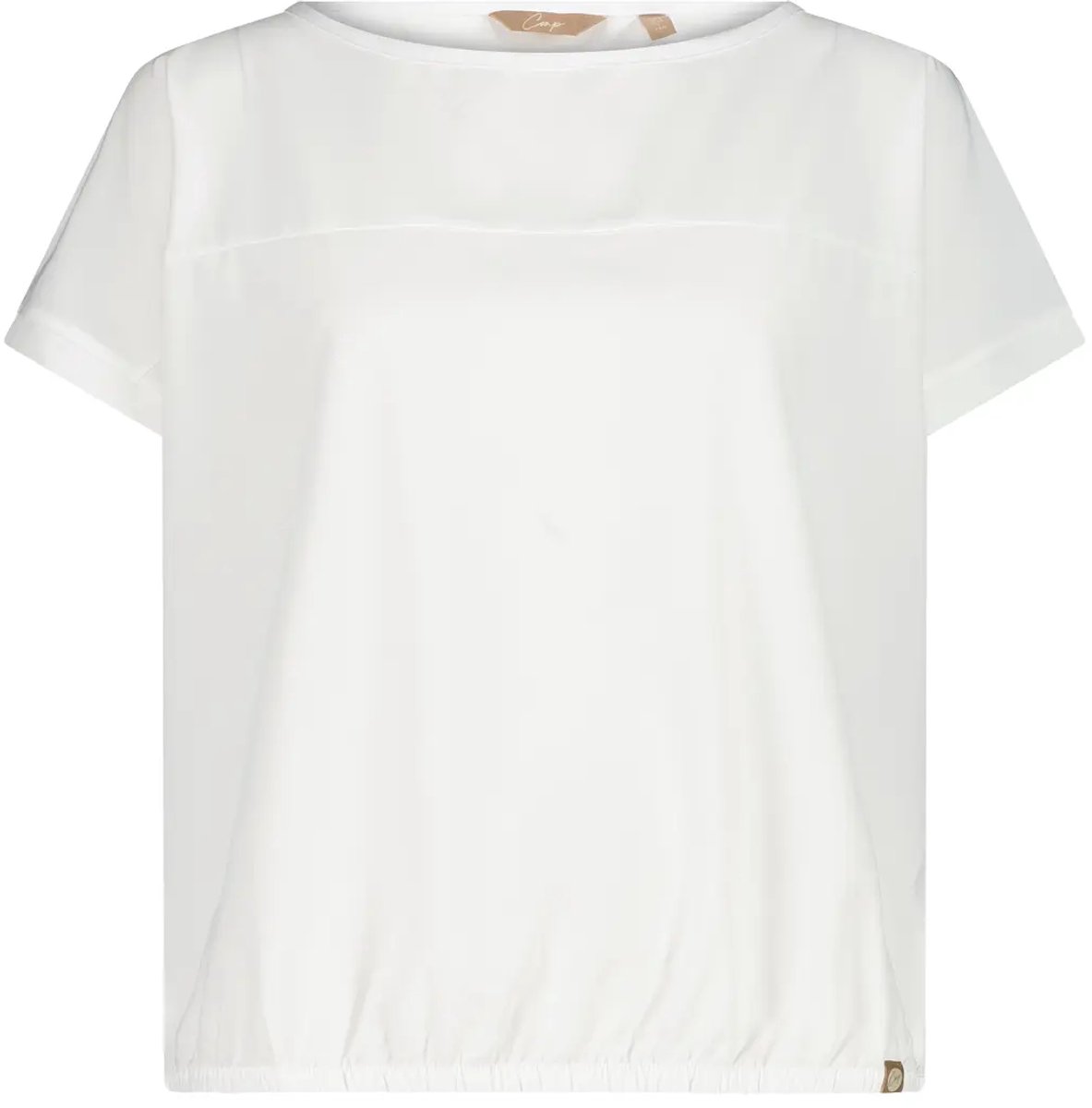 Lichtgewicht stretch polyester T-shirt dames CMP Wit