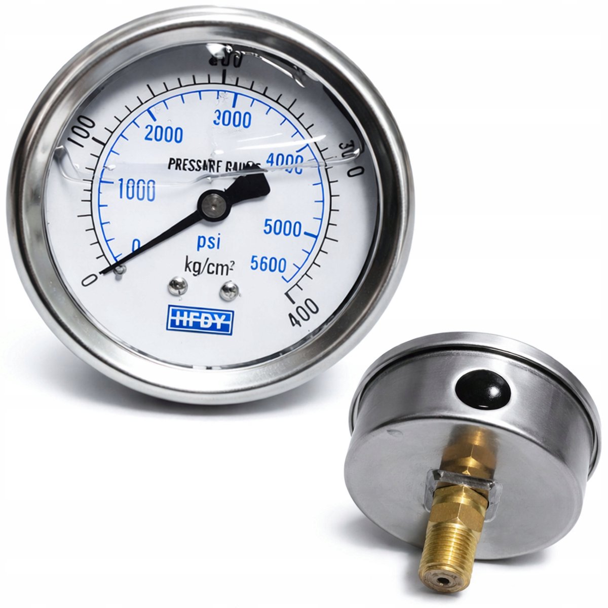 Rosfix Manometer Pro 400 - Precisie 0–400 bar 5600 psi - g 1/4"" BSPP Mannelijk