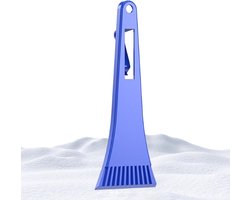 IJskrabber Auto - Ruitenschraper Sneeuwschuiver - Winterse Omstandigheden - Ergonomische Grip - 23 cm - Blauw
