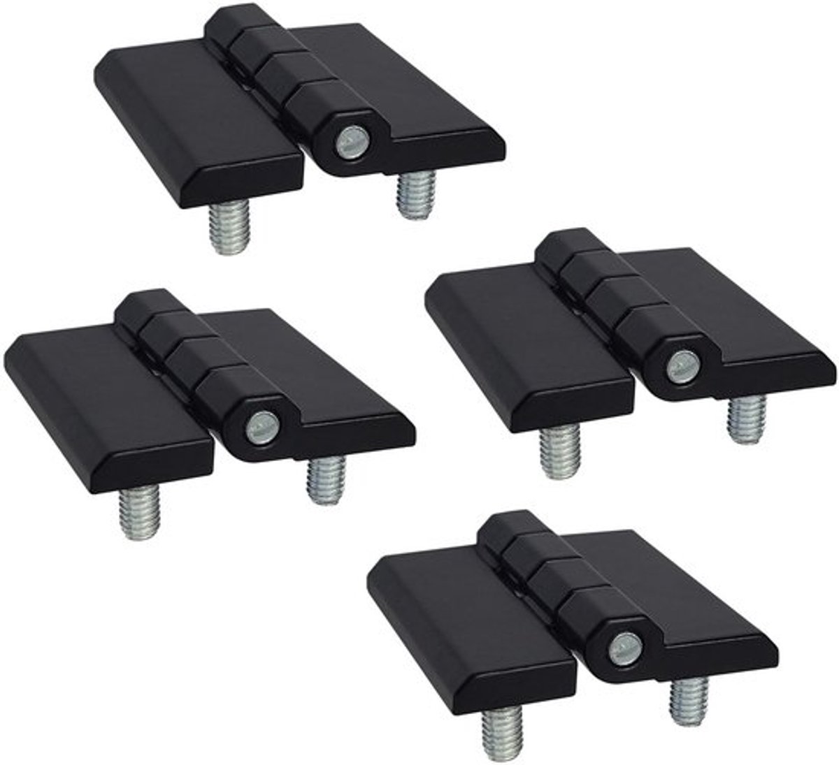 Deurscharnieren 5 cm - Zinklegering - Waterdicht - Corrosiebestendig - Voor Kasten/Distributiedozen - 4 Stuks - Kastdeurscharnieren