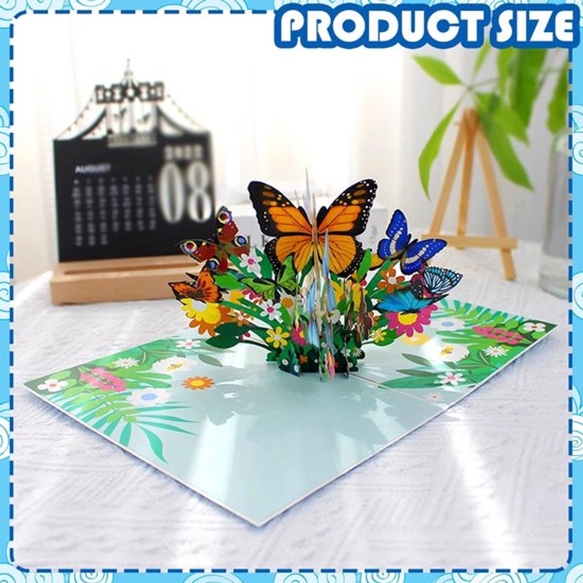 Wenskaarten Set 3D - Verjaardagskaart - Jubileumkaart - Bedankkaart - Moederdag - Handgemaakt 15x20 cm - 3D Kaart
