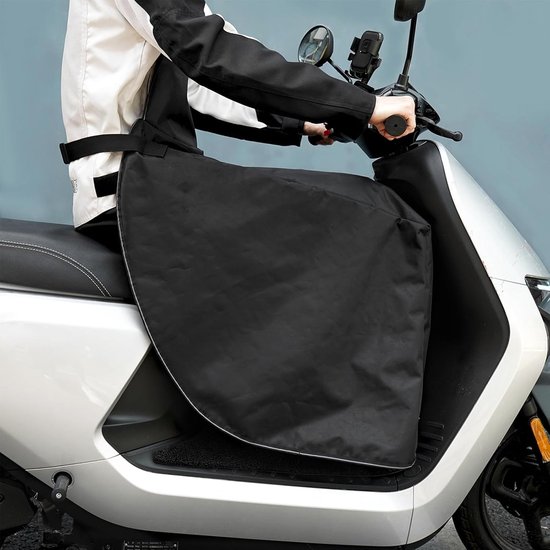 Scooter Beendeken - Beenkleed Motorfiets - Bescherming Tegen Weer - Geïntegreerde Opbergzakken - 30 x 30 x 30 cm - Zwart — afbeelding 2