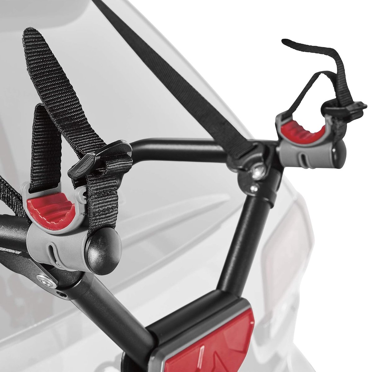SnelShoppen - Ultralichte Achterdrager voor 1 Fiets - Compact, Zwart, Ideaal voor Fietsvakanties en Dagjes Uit