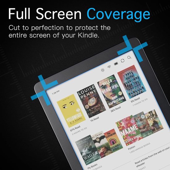 3 Pack Anti-Glare Screen Protector voor 6" E-Reader | Krasbestendig, Matte Film, Bubble-Free, Bescherming voor Kobo Clara 2024/2022 — afbeelding 5
