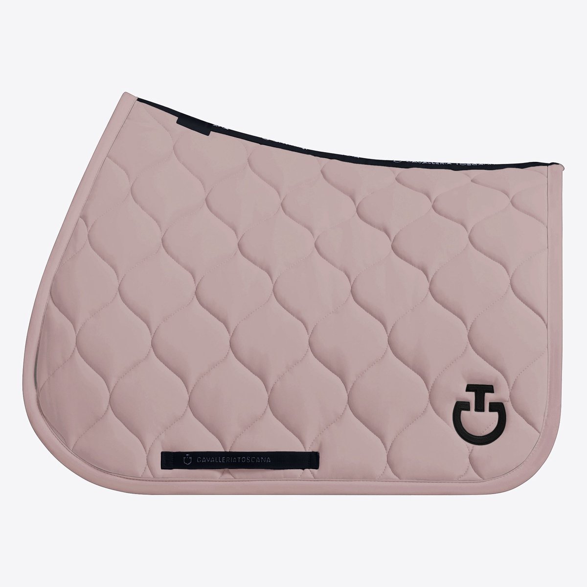 Cavalleria Toscana New Circular Quilted Jersey Zadeldek Jumping Full Cipria