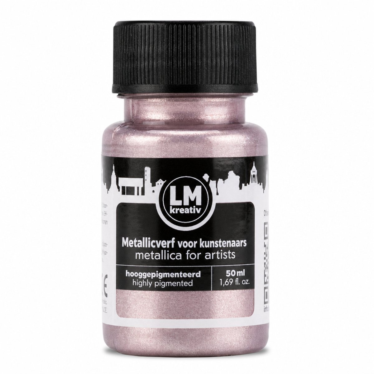 LM-Kreativ Acrylverf - Metallic Look - Lichtvast en Waterbestendig - Op Waterbasis - Rose - 50 ml