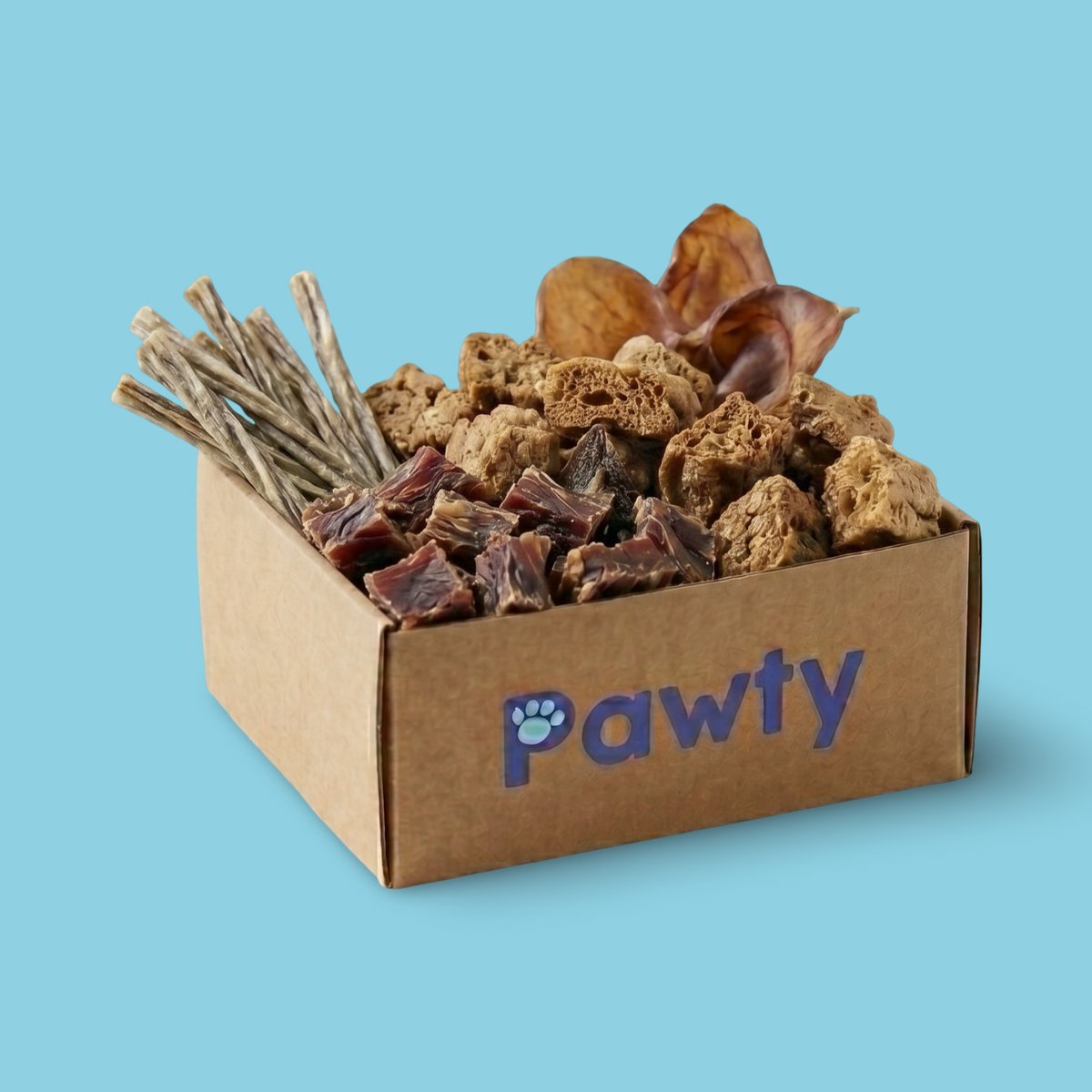 Pawty - Snackpakket Klein - Natuurlijke Hondensnacks - Circa 50 snacks (1 KG)
