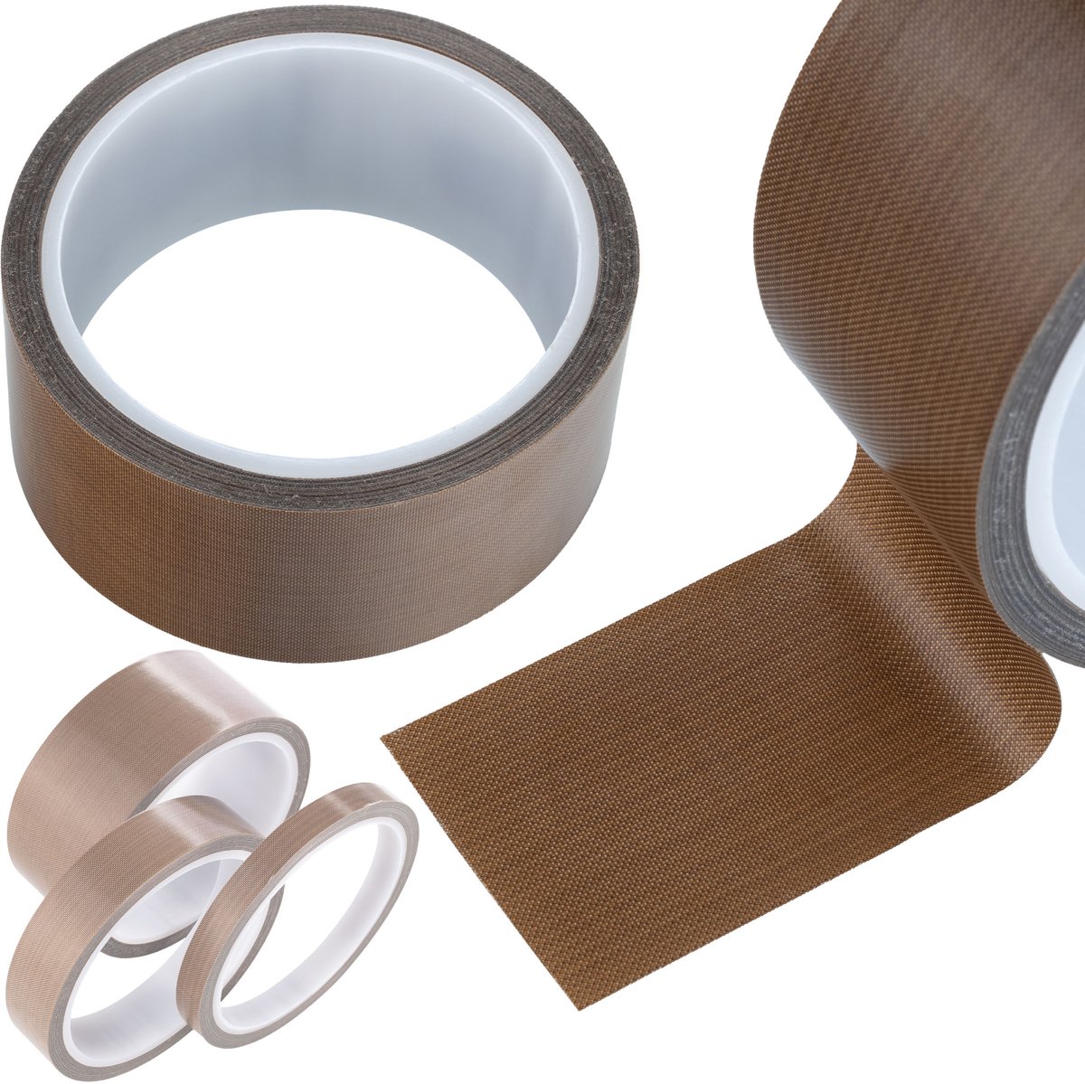 Rosfix Teflontape PTFE Glasvezelbasis - 0,18 Mm - 80 Mm X 10 M - Hittebestendig -70°C–+300°C voor