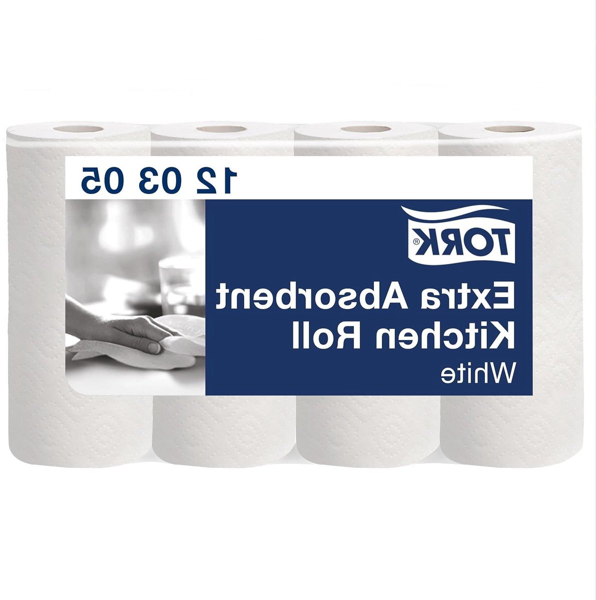 Keukenrol Wit - Papieren Handdoeken - Snel Opruimen - Extra Absorberend - 48 Rollen - Wit