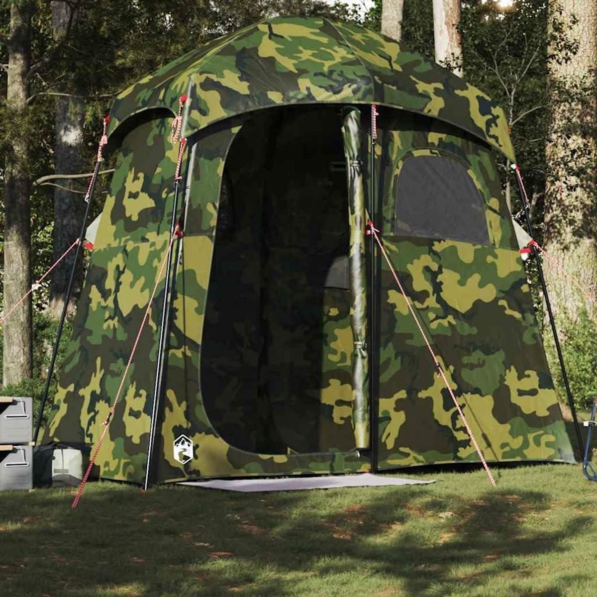 Douchetent 2 personen - Privacy tent camping - Kamer creëren - Waterdicht camouflagepatroon - 256 x 136 x 225 cm