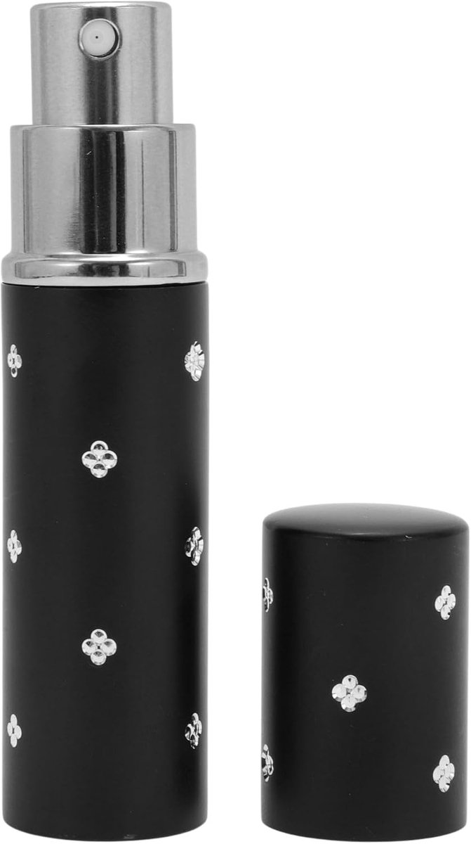 Herbruikbare Parfumverstuiver 10ml - Draagbare Atomiser voor Parfum en Aftershave, Ideaal voor Reizen, Zwart