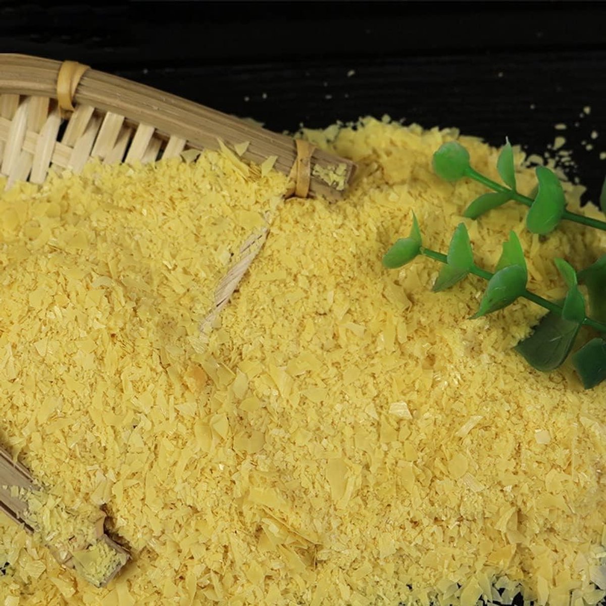 Natuurlijke Carnaubawas Vlokjes voor DIY Kaarsen en Houtpolijsten - Multifunctionele Wassen in Bulk - 227g