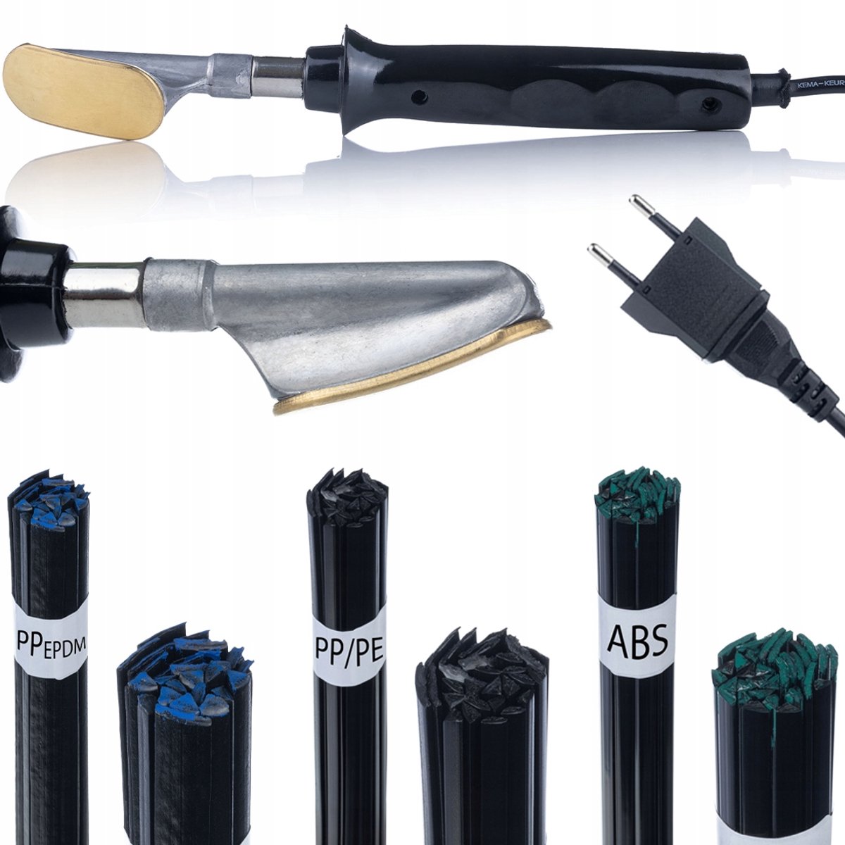 Rosfix Plasticlasapparaat PlasticWeld Pro 4w1 - Handsoldeerbout - 230mm, 110cm Kabel