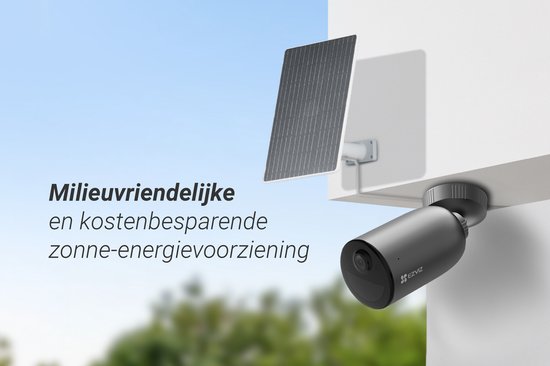 Ezviz EB3 Kit 2K+ Beveiligingscamera - Standalone Batterij Camera met Zonnepaneel - 2K - Kleurnachtlicht - Wifi - Tot 210 dagen batterijduur - Zwart van EZVIZ — afbeelding 4