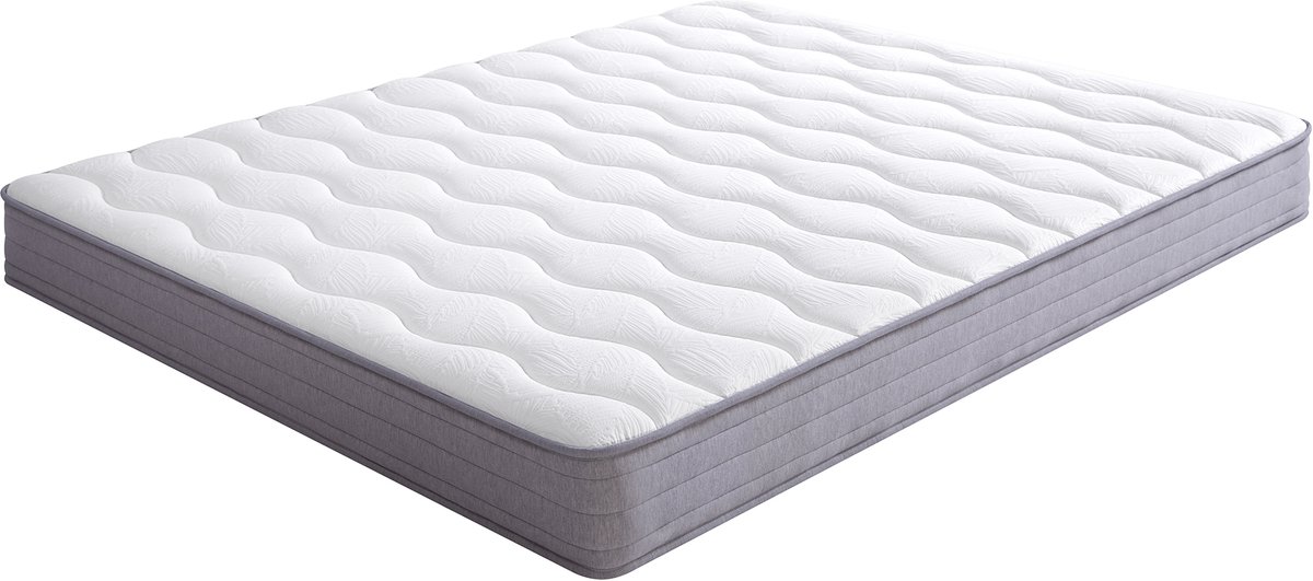 VVBV Tweepersoonsmatras 160x200 cm H3 - Ergonomisch - Wit