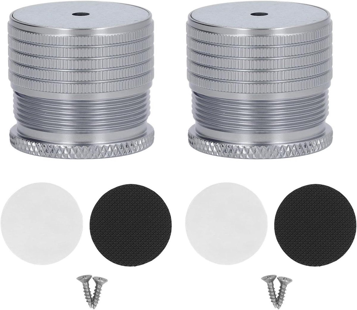Meubelverhogers - Bankverhogers Tafelverhogers - Meubels Verhogen - Verstelbare Hoogte - 23-37 mm - Ruimtegrijs