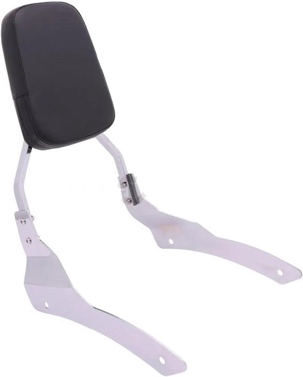 Passagierskussen Motor - Rugsteun Achter - Comfortabel Rijden - Afneembaar Ontwerp - 3.4 kg - Zilver