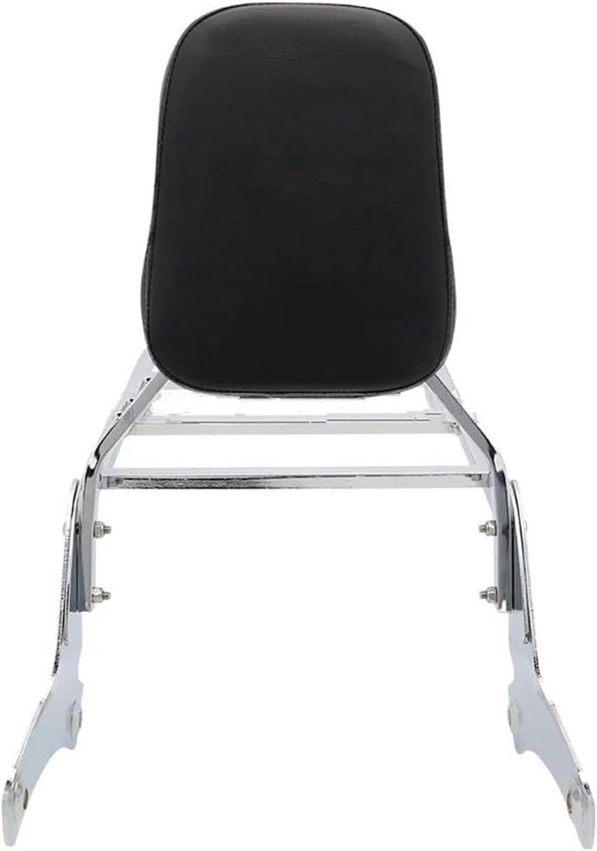 Motor Passagiersrugleuning - Sissy Bar - Comfortabel Reizen - Met Bagagedrager - 3.21 kg - Zwart