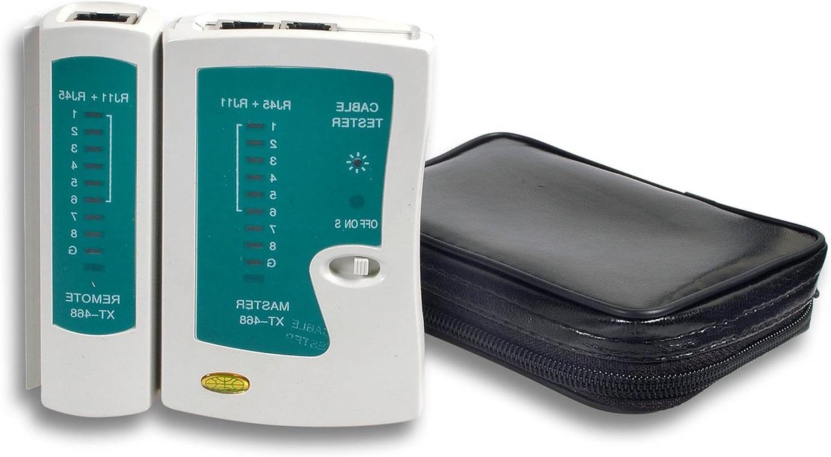 LAN Tester Kit - Netwerk Kabel Tester - Bekabeling Controleren - Master en Externe Unit