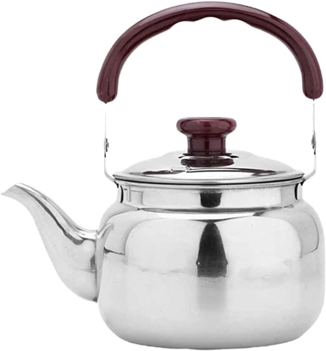 Waterkoker Fluitketel - Theepot RVS - Snel Water Koken - Luid Fluitgeluid - 2 Liter - A