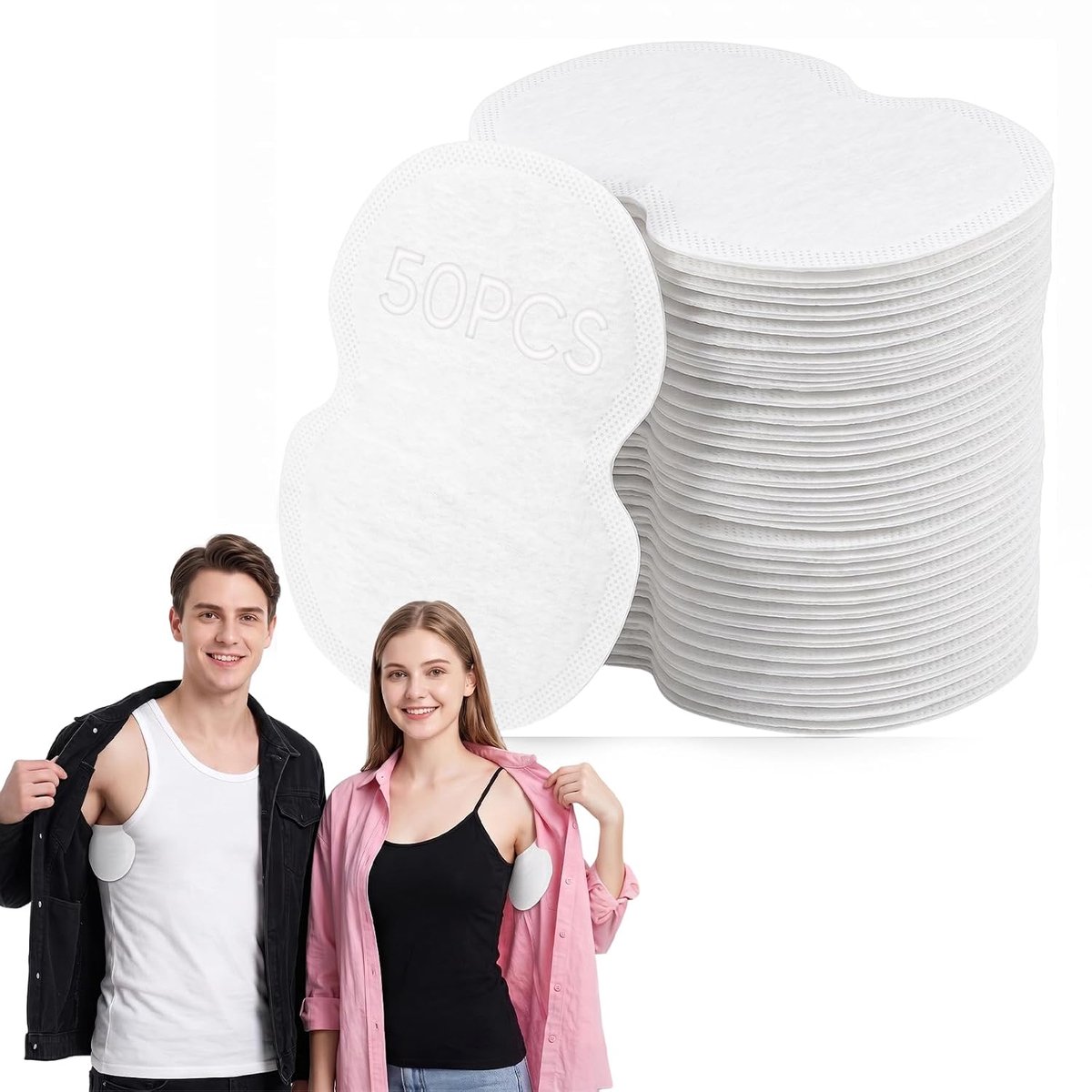 Okselzweetpads – 40 stuks – Unisex – Hoogabsorberend – Wegwerp – Voor Dames & Heren