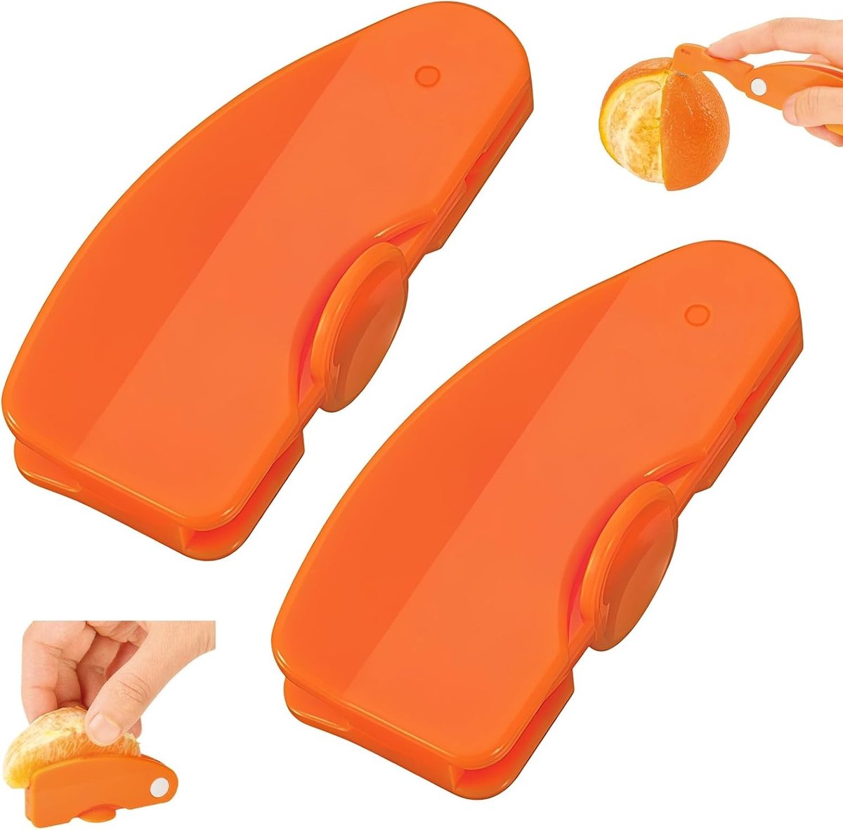 Effectieve Citrus Schiller Set van 2 - Handige Tools voor Sinaasappels en Andere Citrusvruchten, Ideaal voor Keukengebruik