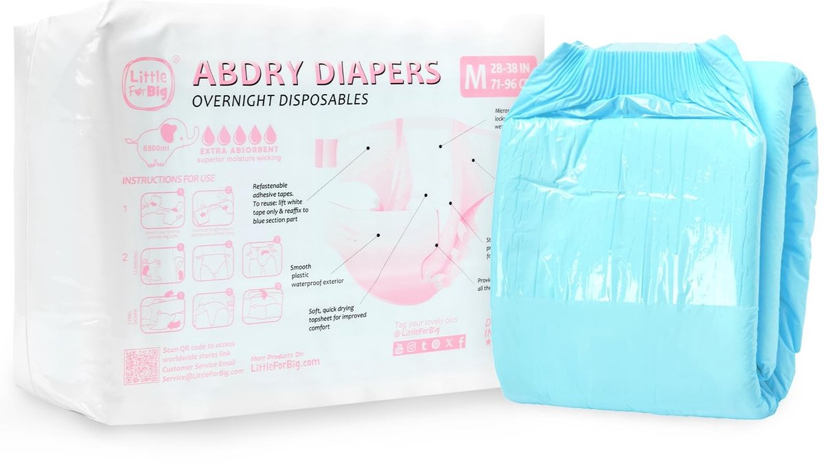 Omgoods - Ultra Absorbente Incontinentie Luiers voor Volwassenen, 10 Stuks