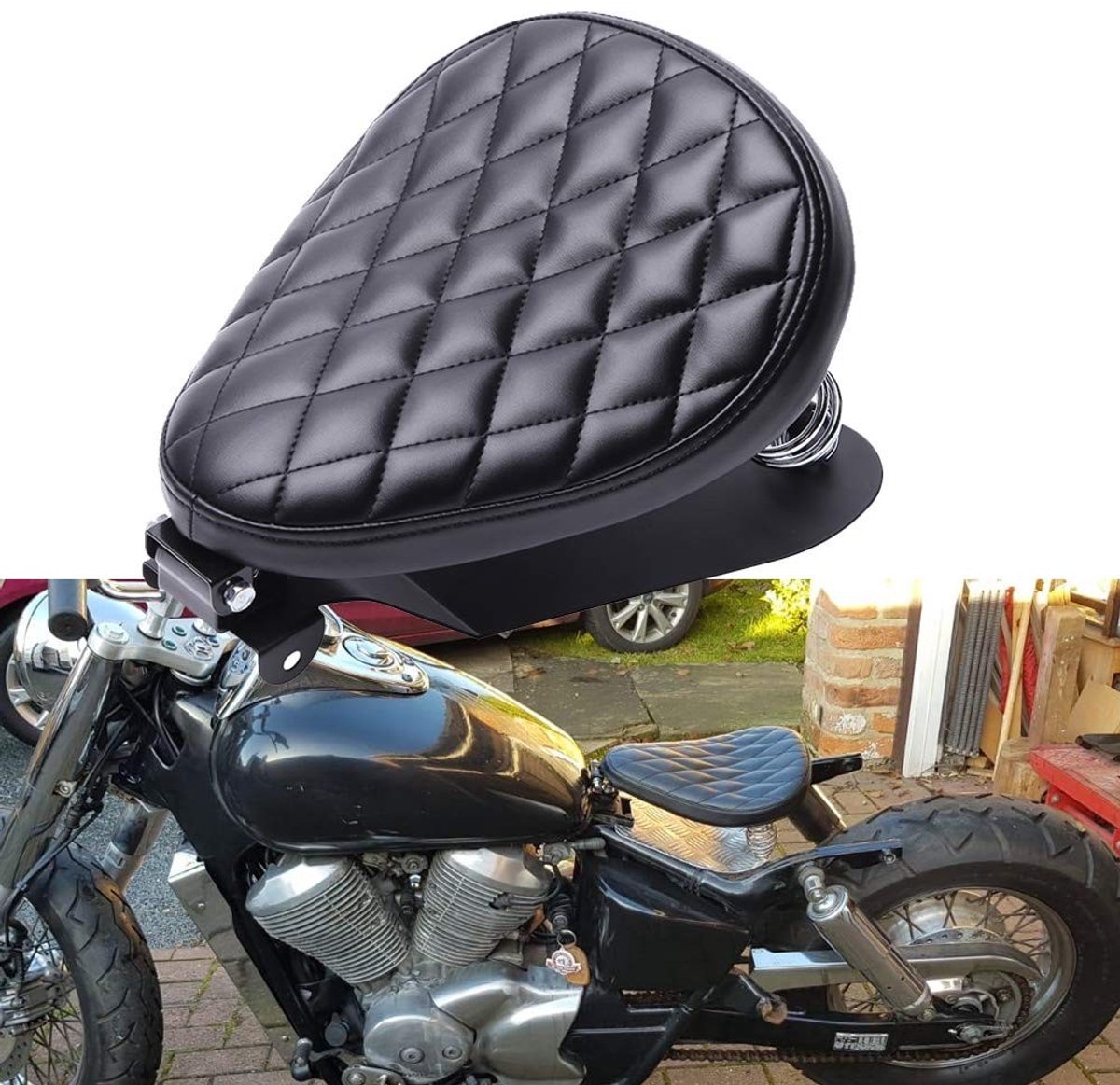 Omgoods - Universele Motor Solo Seat Kit met Zachte Achterpad