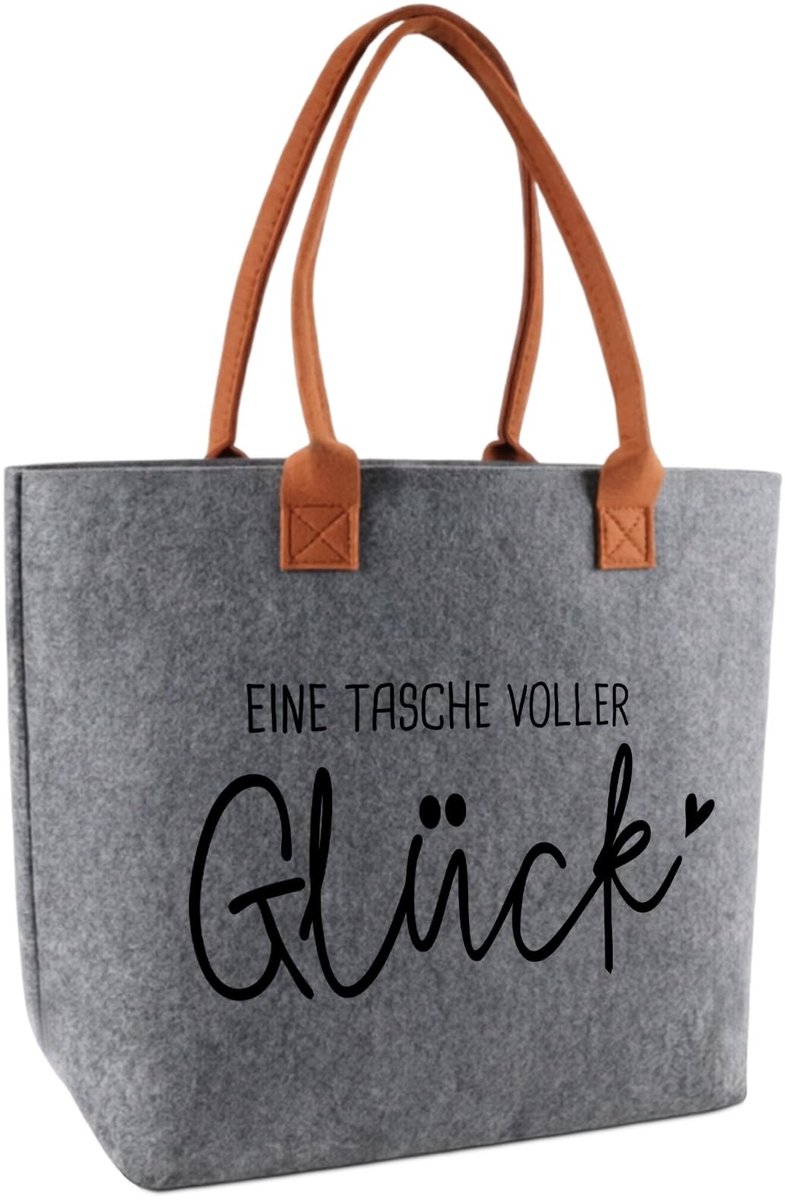 Omgoods - Grote Vilt Tas met Opdruk voor Vrouwen