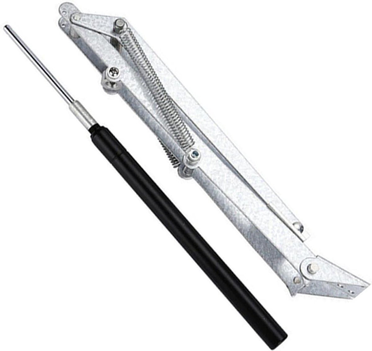 Automatische Kasopener - Raamopener Kas Dakluikopener - Kas Ventilatie - Temperatuur Gestuurd - 38x9.5CM - Zilver