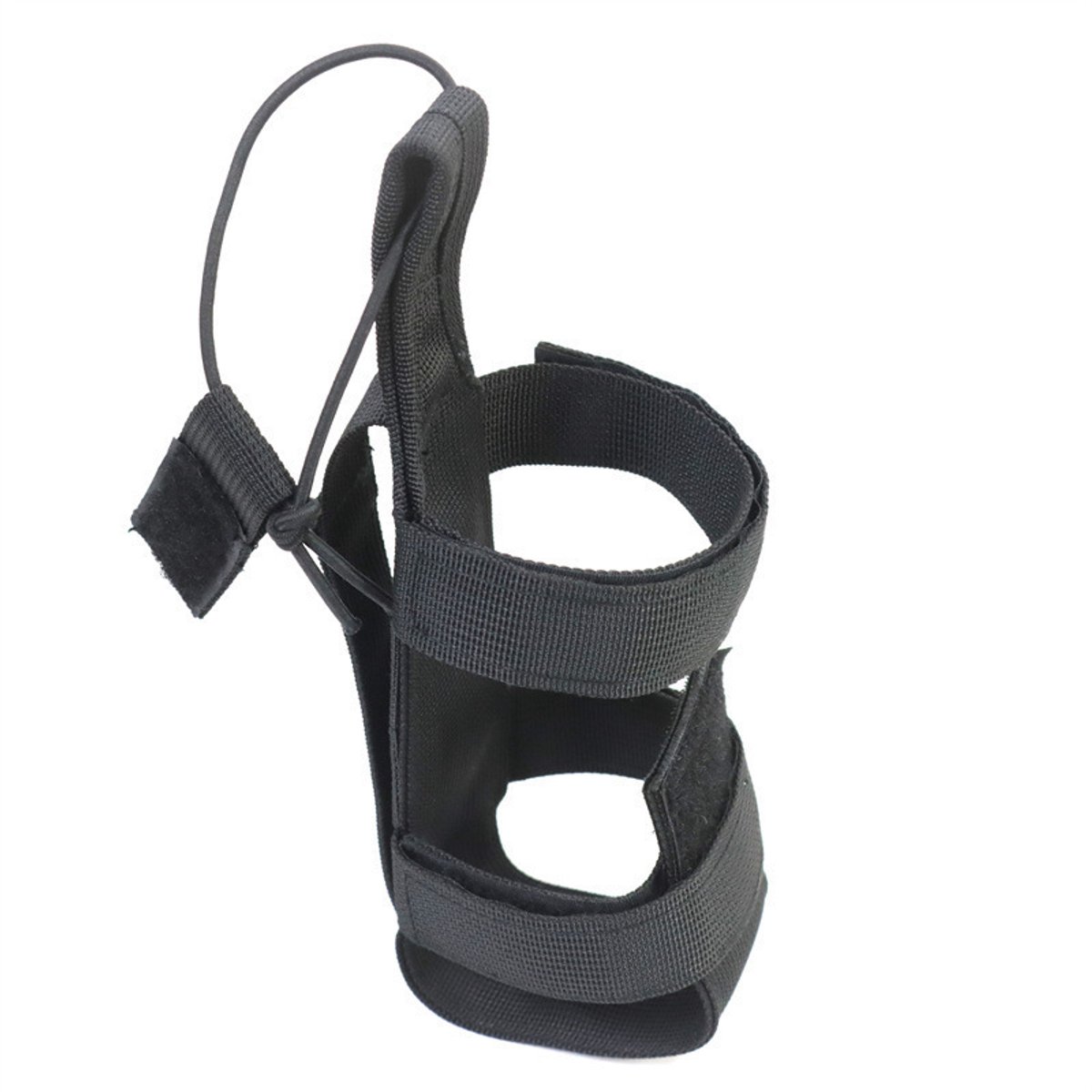 Flessenhouder - flessendrager - waterfleshouder - flessen houder riem - waterfleshouder schouderriem - waterfles houder tas - waterfles houder riem - waterfles houder rugzak - Voor wandelen camping reizen sport - Zwart
