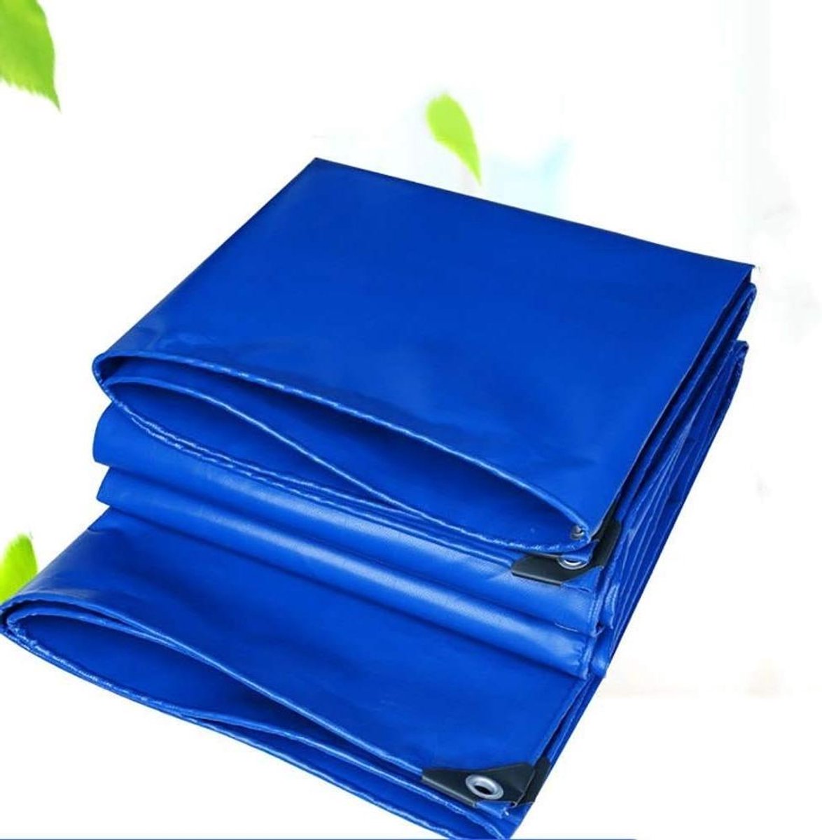 Dekzeil Zeildoek - Regenhoes Tent - Bescherming Buiten - Versterkte Knoopsgaten - 4x6m - Blauw
