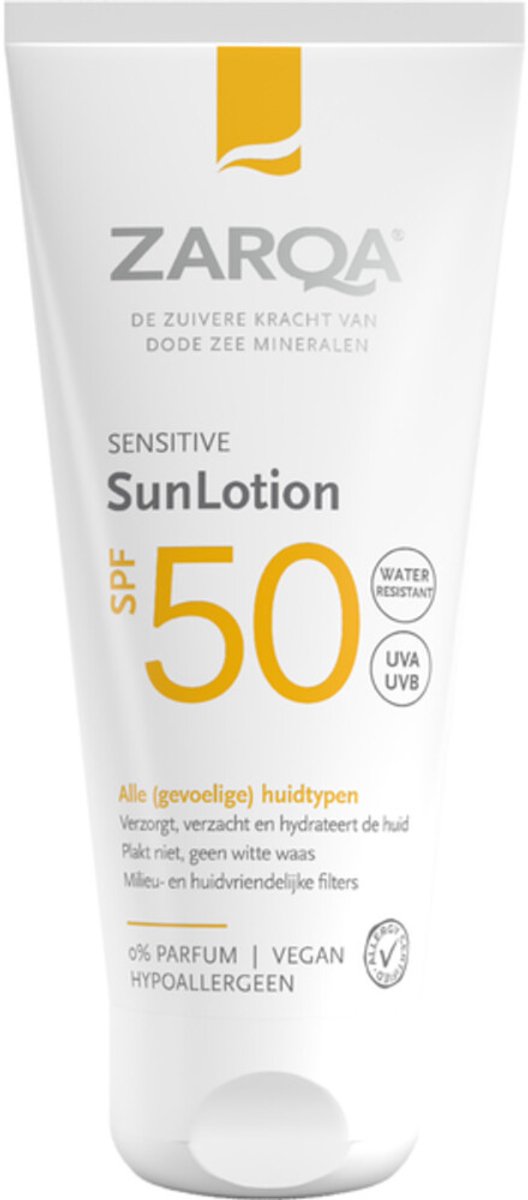 Zarqa Sun SunLotion SPF 50 - 2 x 50 ml - Voordeelverpakking