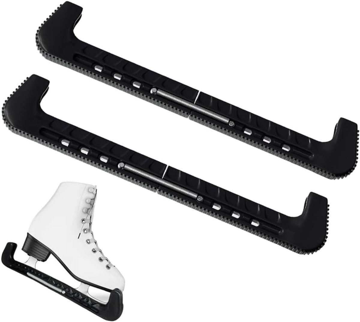 Universele 2-delige Schaatsbeschermers voor IJshockeyrackets van Hard PVC, Verstelbare Rackethoezen voor Bescherming
