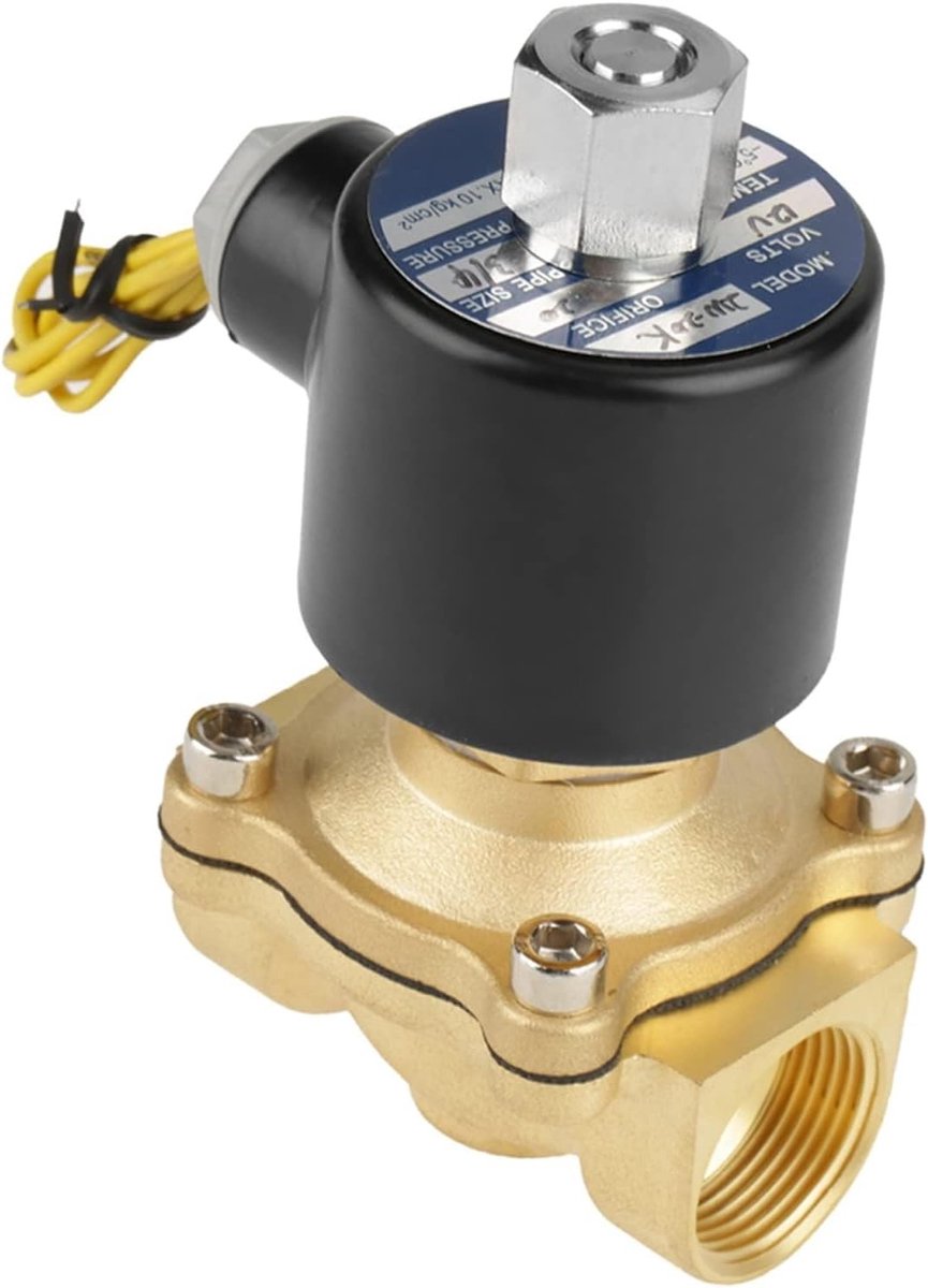 3/4" DC 12V Normaal Open Messing Elektrische Solenoidklep voor Water, Lucht en Gas Toepassingen