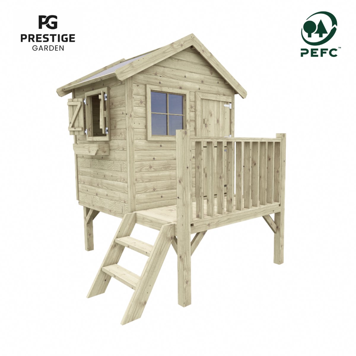 Prestige-Garden Houten Speelhuis - Funny L