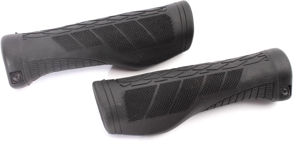 Fietshandgrepen - Handvatten Stuur - Comfortabel Fietsen - Ergonomisch Ontwerp - 132 mm - Zwart