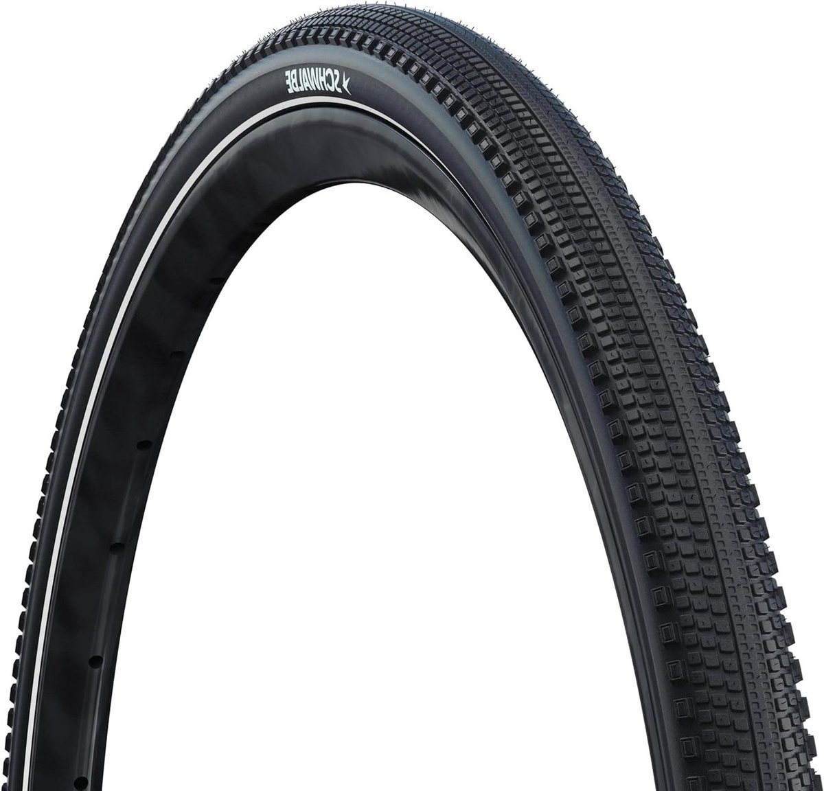 Fietsband - Stadsband Gravelband - Veilig Fietsen - PunctureGuard Lekbescherming - 28 x 2.00 Inch - Zwart Reflex
