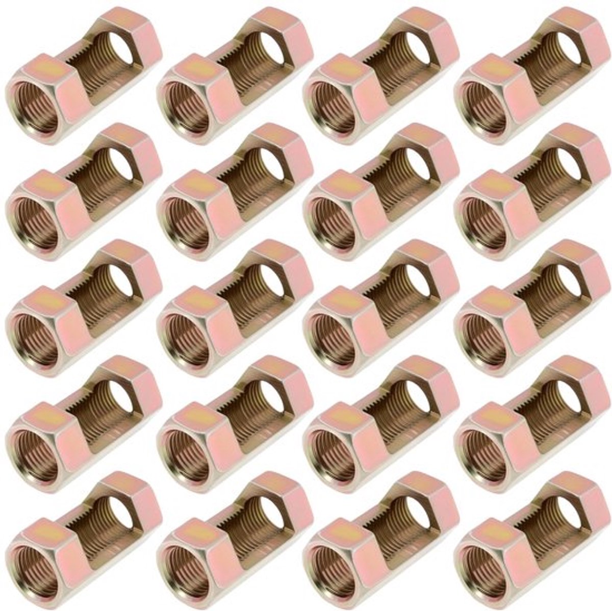 Draad Zeshoek Moer - 20 stuks M10x30mm - Perfect voor Lamp Reparatie - Hoogwaardige Kwaliteit - Geschikt voor Kroonluchters