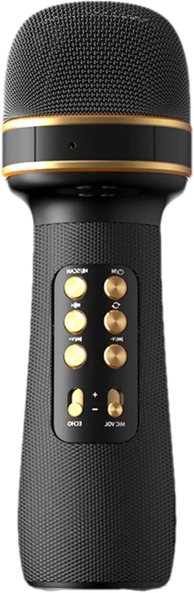 Draadloze Microfoon - Karaoke Microfoon Speaker - Feestelijke Sfeer Creëren - 3-Laags Ruisfilter - 24.2 x 10.2 x 8.2 cm