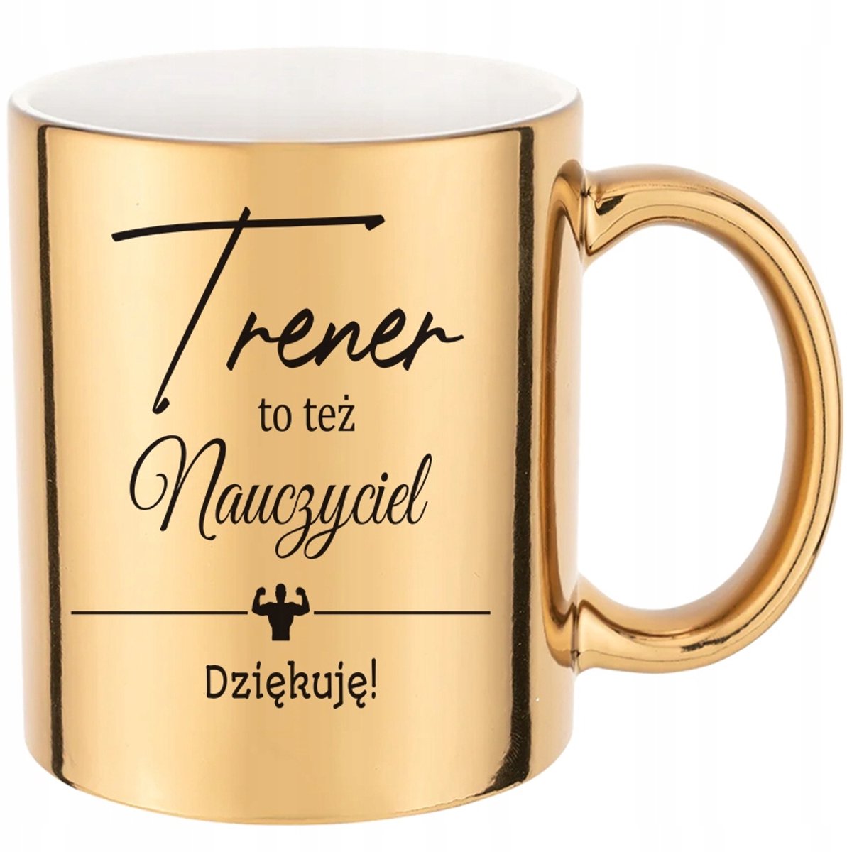 Luxe Gouden Mok - Stijlvol Cadeau voor Trainers & Collega's
